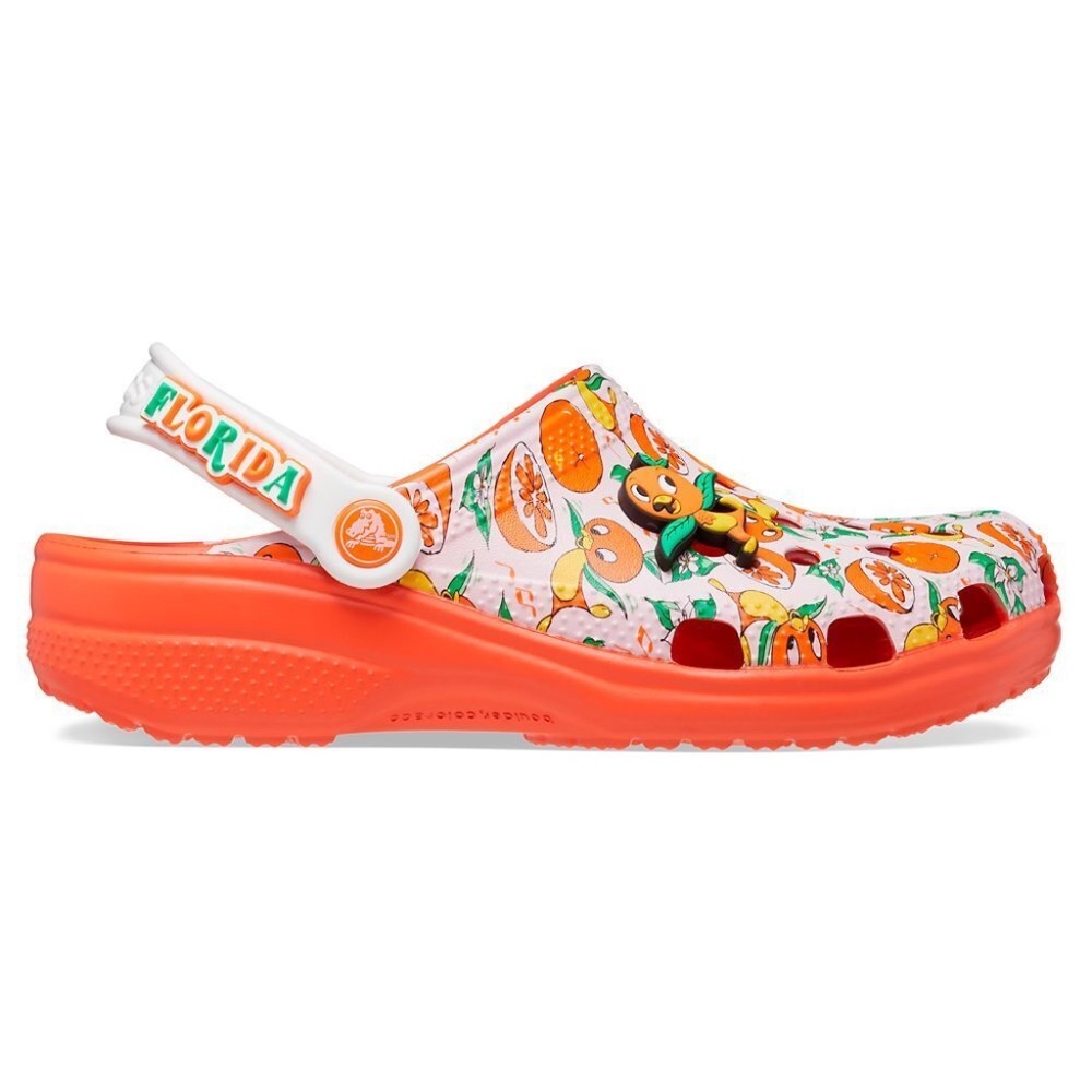 2022 Disney Parks 50th Anniversary Vault Orange Bird Adult Clogs Crocs - NEW - Picture 3 of 6